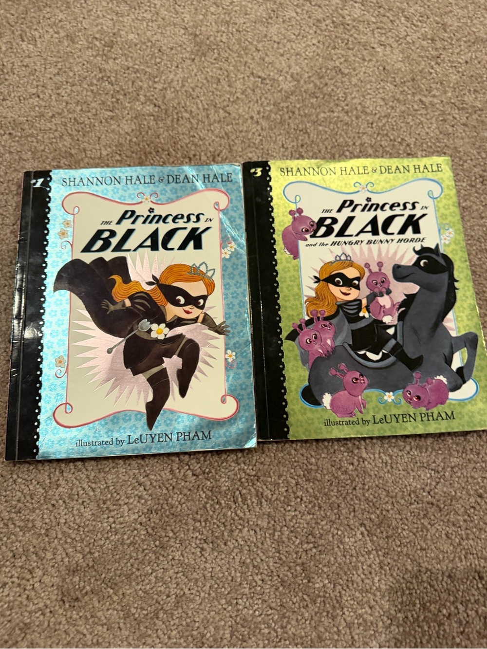 Princess in Black Books #1 & #3 Paperback Set Shannon Hale
